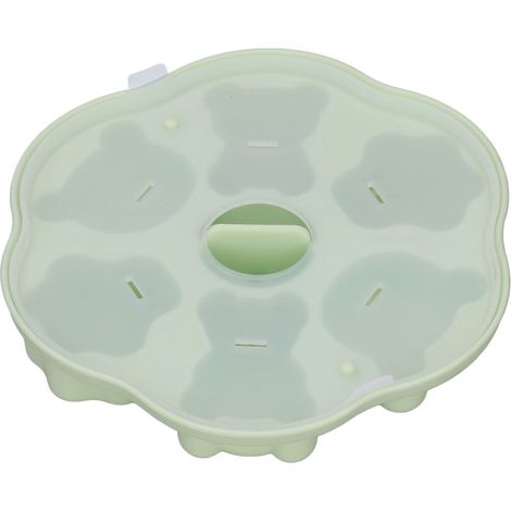 Moule à gelée en silicone en forme de patte d'ours et de chat, avec couvercle, vert. Idéal pour la cuisine. (1/5)