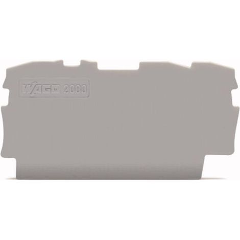 Wago 2000-1391 Endplatten Grau im 100er-Pack