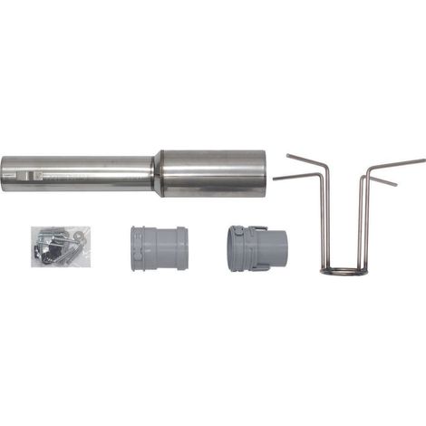 Vaillant Set 3 Grundelemente Edelstahl für Abgassystem DN 60 PP flexibel, 0020095594