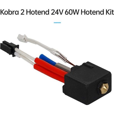 Kobra 2 Hotend 24V 60W für 3D-Drucker-Ersatz, kompatibel mit Anycubic Kobra 2/Kobra2 pro/Kobra2