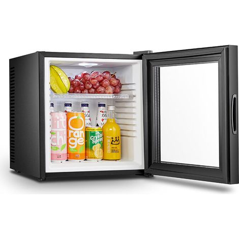 Melchioni 118700242 Iceberg Glass 24 Frigorifero Termoelettrico 24 L 47.5 cm Classe E 20 dB Porta in Vetro colore Nero (1/2)