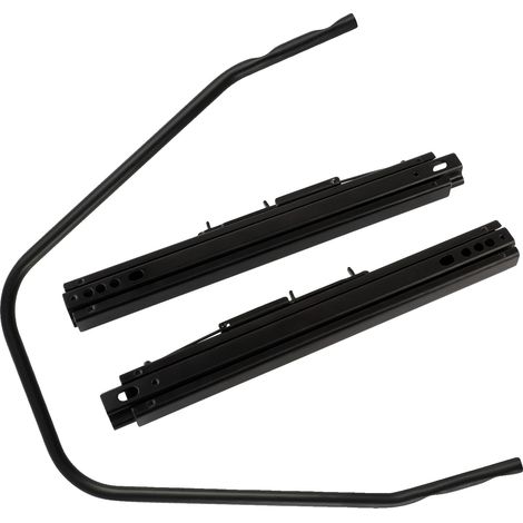 Sedile scorrevole, meccanismo di doppio bloccaggio, larghezza regolabile da 27 a 34,5 cm, altezza 6 cm, lunghezza 40 cm, compatibile con sedili avvolgenti (1/5)