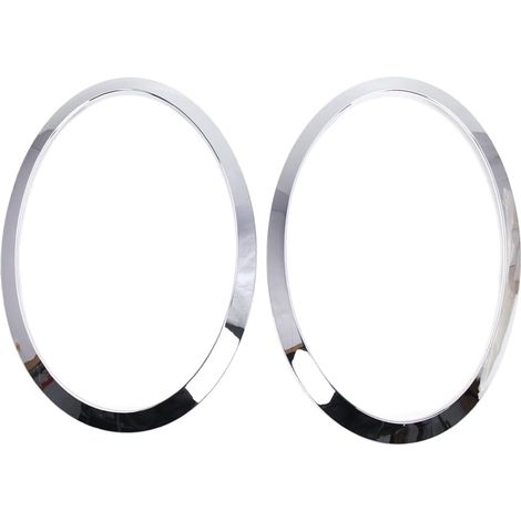 Embellecedores de faros delanteros compatibles con Mini Cooper F55/F56/F57 (2014-2021) OEM 51137300631, 51137300632, 51712355791, 51712355798 (2 unidades)