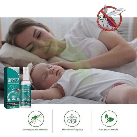 Répulsif anti-moustiques et insectes longue durée pour l'extérieur, 30 ml (1/4)