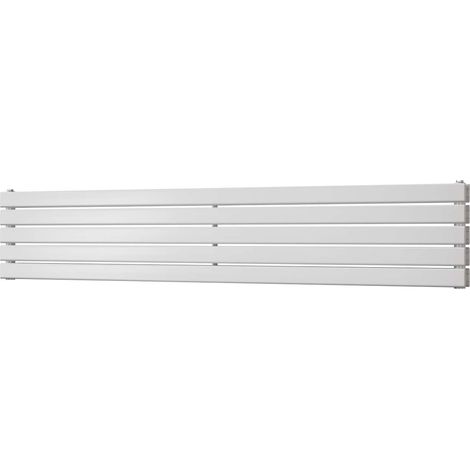 Typhoon Axis - White Horizontal Radiator H340mm x W1800mm Double Panel