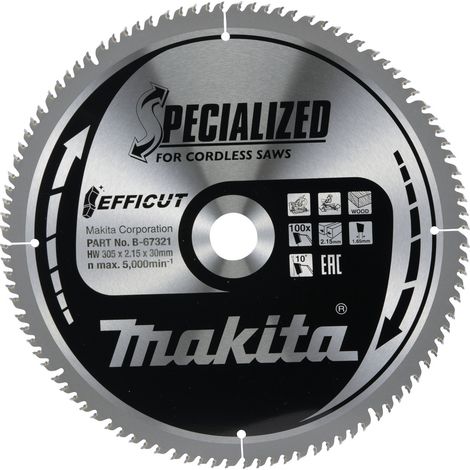 Makita  B-67321 Kreissägeblatt 305 x 30 x 2.15 mm Zähneanzahl: 100 1 St.