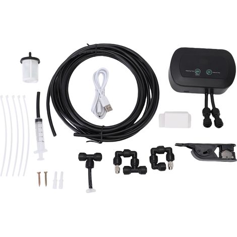 Réservoir de reptiles brumisateur automatique Terrarium monsieur humidificateur avec minuterie programmable capteur d'hygromètre de température pour amphibiens Paludarium. (1/5)