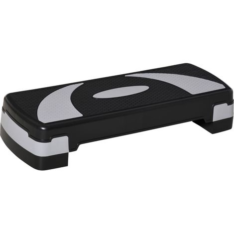 Step Aerobico Regolabile in Altezza Nero in Plastica 80 x 31 cm (1/5)