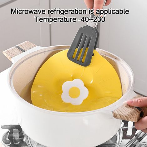 Couvercles en silicone pour la conservation des aliments : couvercles pour bols, casseroles, poêles, four et réfrigérateur. (1/5)