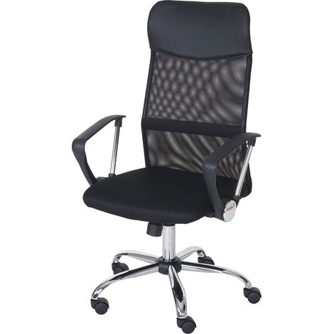 [NON UTILIZZATO] Poltrona ufficio Oslo design moderno 68x64x112-120cm nero
