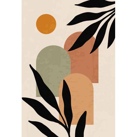 Papier peint panoramique - Boho - 174 cm x 255 cm (1/2)