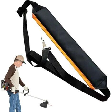 Pair Sangle d'épaule pour tondeuse à gazon - Ceinture de harnais épaissie avec un crochet  Sangle tondeuse confortable avec clip métallique en nylon  Remplacement de tondeuse à gazon pour (1/5)