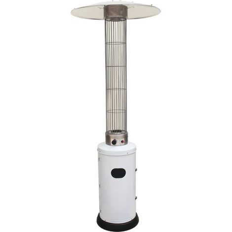 Stufa Aerea da Patio Cilindrica Teporus 10,5 kW – Colore Bianco (1/4)