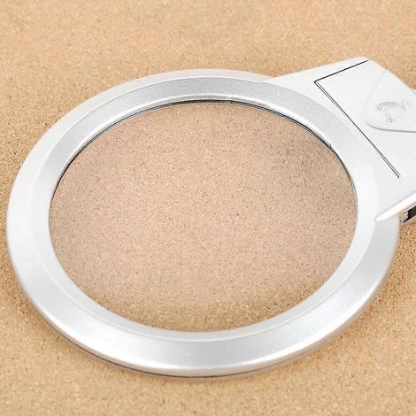 Flexible LED-Schreibtischlampe mit Vergrößerungsfunktion und Klemme, freihändige, helle Beleuchtung zum Lesen, Sticken und für Präzisionsarbeiten. (1/5)