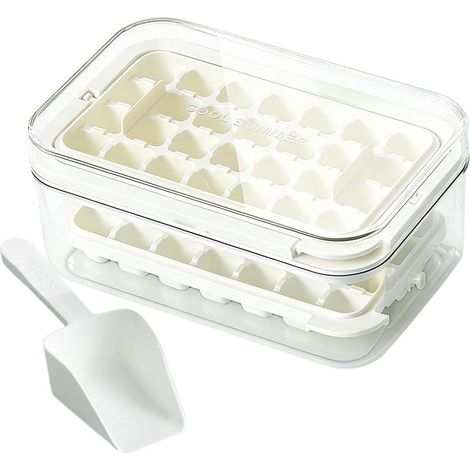 à glaçons Conteneur Transparent Flexible Avec Couvercle Et Démoulage (1/5)