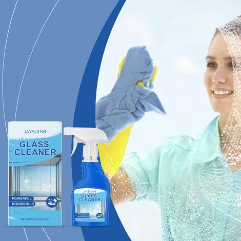 Haushalts-Glasreiniger entfernt schonend Flecken ohne Wasserflecken und reinigt Glas mühelos bis zur strahlenden Sauberkeit – 200 ml -- DE (1/5)