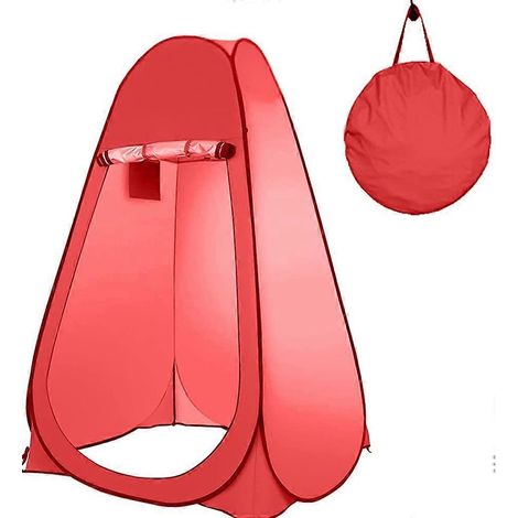Tente pop-up extérieure, douche portable pour camping, toilette de camp, cabine d'essayage extérieure, rouge - Ma03-Dr-WJQ00476 (1/5)