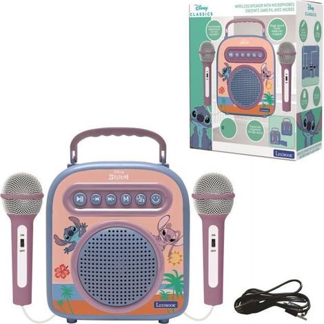 Enceinte Bluetooth avec micros Stitch (1/5)