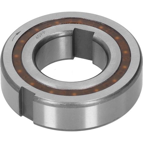 Roulement à une voie avec clavette, pièce de rechange industrielle 6207 CSK40PP, 40x80x18mm, double protection étanche, acier robuste (1/5)