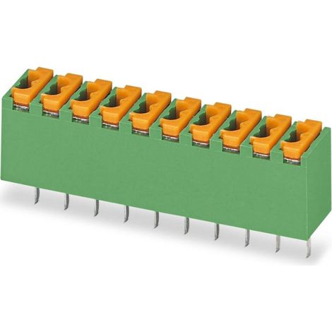 [NEUWERTIG] B-Ware Phoenix Contact Leiterplattenklemme FK-MPT 0,5/4-3,5 Push-In grün 50 St. (1/2)