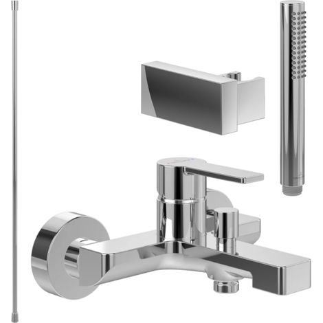 VILLEROY ET BOCH Architectura pack mezclador de bañera mecánico cromado con set