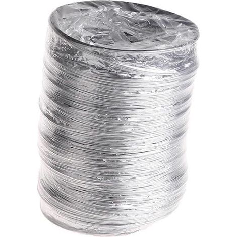 Tube de ventilation 80 mm Tube en aluminium Tuyau de ventilation d'air Tuyau flexible Tube d'échappement pour système d'air 1/3/6M[J] 3m (1/5)