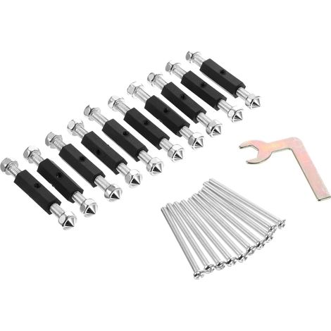 10pièces Tige de Douille avec Levier de Réparation Vis et Clé pour Boîte Électrique Kit de Réparation pour Cassettes de Type (1/5)