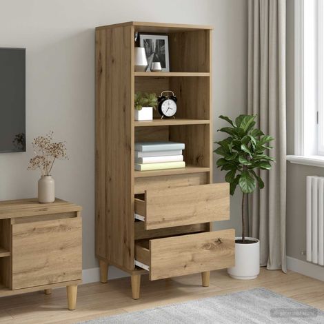 vidaXL Credenza Rovere Artigianale 40 x 36 x 110 cm (1/5)