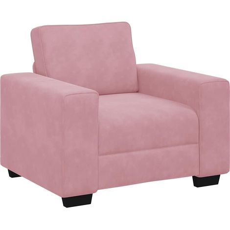 Maison Exclusive - Divano Sedia Rosa 100x77x82 cm Velluto