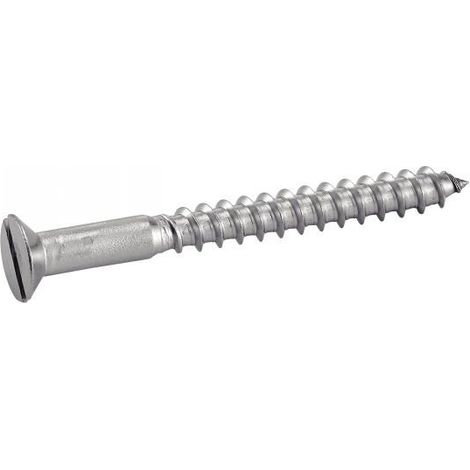 Tornillo para madera acton 4x30 inox a4 cabeza avellanada punta afilada