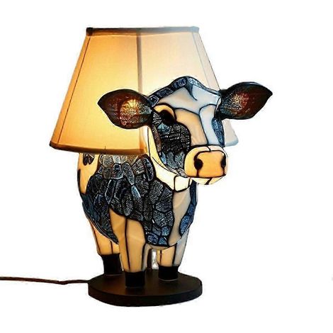 Lampe de table, Lampe de table animalière, Lampe de chevet avec ports USB A+C, Lampe de chevet pour salon js (1/5)