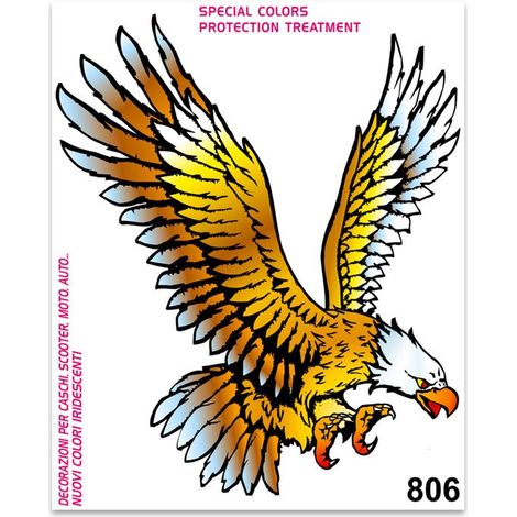 Adesivi Stickers Medi Aquila 13,5 x 16 cm (1/4)