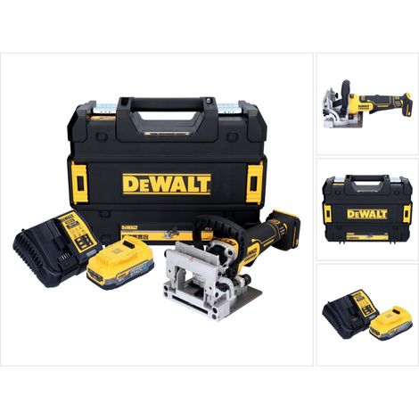 DeWalt DCW 682 E1T fresa per tasselli piatti a batteria 18 V 102 x 20 mm senza spazzole + 1x batteria Powerstack 1,7 Ah + caricatore + TSTAK (1/5)