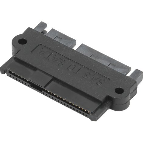 Adaptateur SAS vers SATA pour disque dur et carte mère, câble 15 broches, convertisseur d'alimentation SF-092, noir