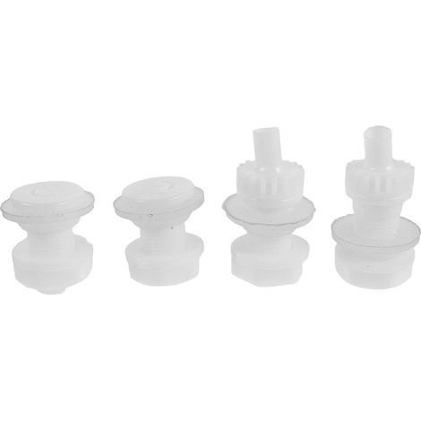 Lot de 2 buses de chasse d'eau intelligentes, têtes de pulvérisation à impulsion haut et bas de rechange, ensemble de sortie d'eau intelligent pour toilettes, pour une cuvette toujours propre. (1/4)