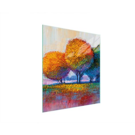 Glasschneidebrett 45x52 Baum (1/5)