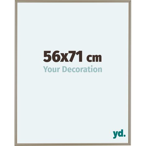 yd. - Cadre photo 56x71 - Champagne - Aluminium - Kent
