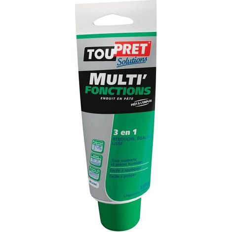 Intonaco Multifunzione 0,33 Kg In Pasta, Per Interni Parete/Soffitto TOUPRET