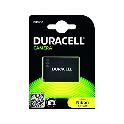Duracell DR9932 - Batteria della fotocamera digitale 3,7 V, 1000 mAh (sostituisce la batteria originale di Nikon EN-EL12)