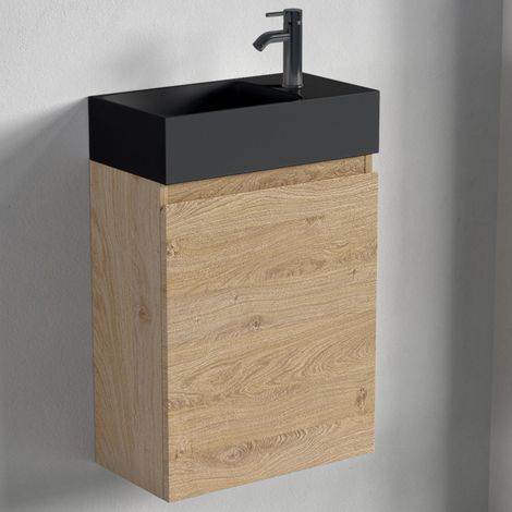 LOMAZOO Meubles de salle de bain en chêne clair - Meubles WC -