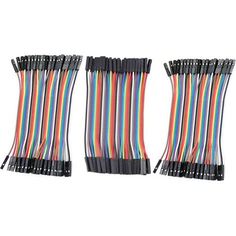 120PCS 10cm Femelle à Femelle fil Cavalier Câble pour Arduino Breadboard pour Arduino (1/4)