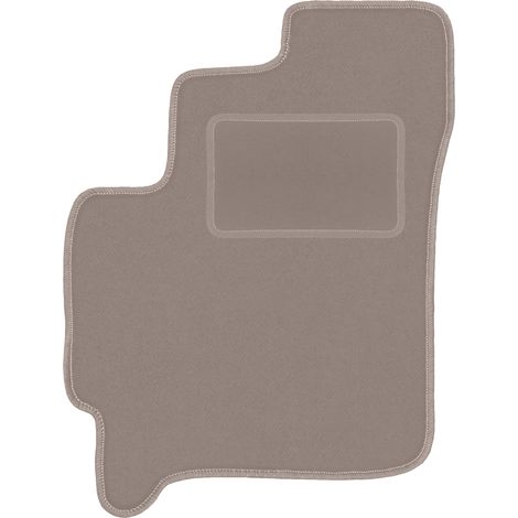Tapis de sol conducteur en velours beige pour Kia Carens I monospace (1999-2006)
