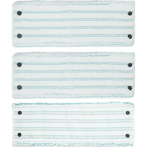 Lntyq Balais Serpillères de Rechange, Serpillères en Microfibre pour Leifheit Clean Twist M Micro Duo Têtes de Recharge de Vadrouille Chiffon 3 Pièces (1/5)