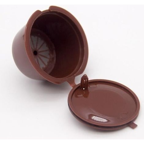 Café Filtres,Dolce Gusto – capsules de café réutilisables, 1 pièce, filtre manuel, coquille de café, outil - Type 1PCS Brown (1/4)