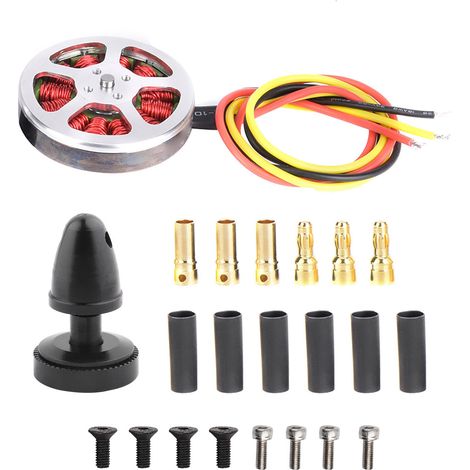 Moteur Brushless Double Roulement 750KV pour Extérieur, Couvercle Creux Métallique Grande Charge Multiaxe (1/5)