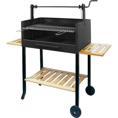 IMEX-71504 Barbacoa elevador con parrilla cincada [imex-71504]
