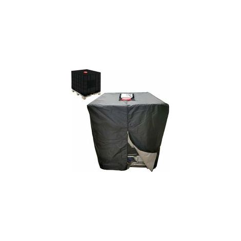 Bâche réservoir d'eau 1000 L avec fermeture éclair, coupe-vent, anti-UV, indéchirable –