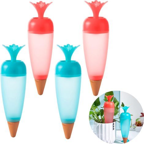 Automatic Plant Irrigation Kit Drip Irrigation Automatic Watering Device Watering System Holiday Watering Devices Garden Plant Irrigation System 4PCS 200ML (1/5)