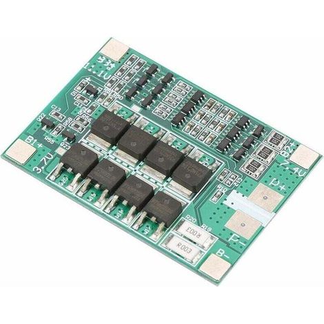 Panneau de Protection de Batterie, Carte de Protection de Batterie au Lithium PCB BMS de 3S 12V 40A avec le Chargement de Balance Panneau de Protection de Court-circuit