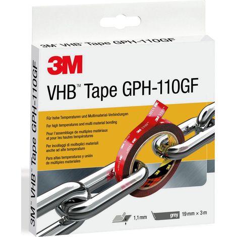 3M GPH-110F19-3 Klebeband Grau (L x B) 3 m x 19 mm 1 St. (1/3)